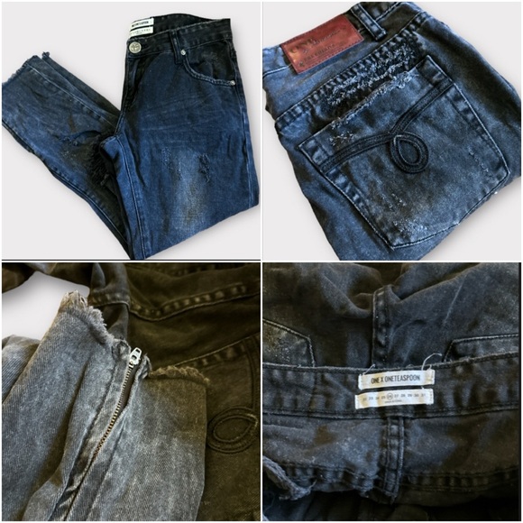 One x One Teaspoon Distressed Jeans - Picture 1 of 8